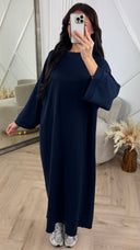 Maxi Sweater Dress met Rechte Pasvorm