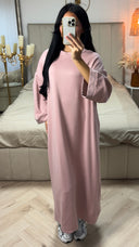 Maxi Sweater Dress met Rechte Pasvorm