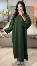 Maxi Sweater Dress met Rechte Pasvorm