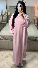 Maxi Sweater Dress met Rechte Pasvorm