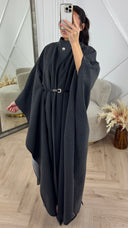 Luxe Cape Coat met TailleCeintuur