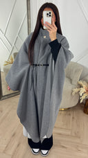 Luxe Cape Coat met TailleCeintuur