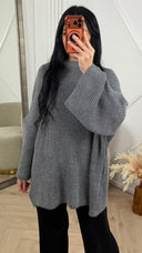 Oversized Gebreide Knit Trui