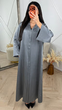 Satijnen Maxi Jurk met V-Hals