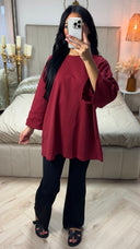 Oversized Terry Cotton T-Shirt