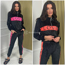 Velvet 2pcs Set Love Enjoy your life 352