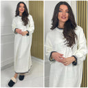 Knitwear Maxi Dress Stripe Details 15961