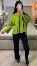 Oversized Crop Blouse