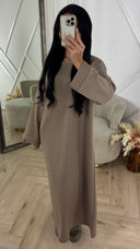 Maxi Sweater Dress met Lange Mouwen