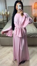 2-Delige Set met Viscoseblend Top en Maxi Rok