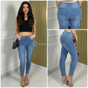 2024 Hochwertige Stretch-Push-Up-Jeans Fy10009