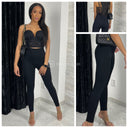 Hochwertige gerippte Leggings mit hoher Taille 229