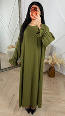Ruffle Abaya Maxi