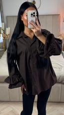 Blouse met Ruffle Mouwen – Katoen