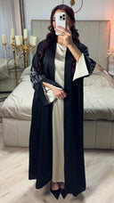 2pcs Kimono Split Sleeve Diamonds + Underdress