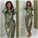 Koop trendy metallic twee delige rok set. Koop je klassieke dameskleding in Rotterdam.