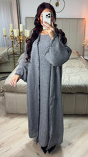 2pcs Set Kimono + Underdress Linneneffect