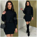 2-teiliges Trägerkleid + Pullover-Set 581