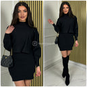 2-teiliges Trägerkleid + Pullover-Set 581