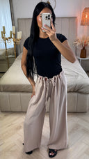 Wijde Broek met Kralendetail – Viscoseblend