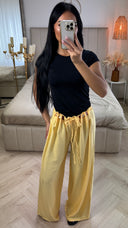 Wijde Broek met Kralendetail – Viscoseblend