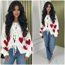 3 Ties Hearts Cardigan