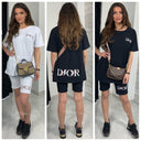 Oversized D!OR Biker Set