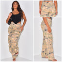 Supreme Quality Multi Pocket Oversized Cargo Jeans A885