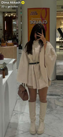 PRE ORDER Oversized Butterfly Tie Belt Poncho 85CM WORDT 10-11 VERZONDEN