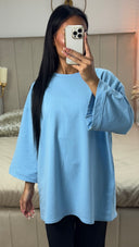 Oversized Terry Cotton T-Shirt