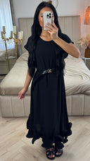 Maxi Jurk met Ruffle Zoom