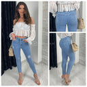 Premium Quality Stretch Distressed Push Up Jeans 77276