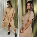 Blouse Dress Ring Tie Belt Detail