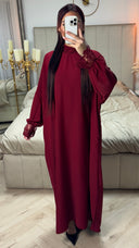 Oversized Headscarf Double Hood Laces Detail