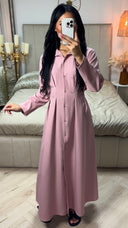 Tie Belt Blouse Maxi Waist Detail