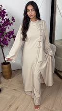 Abaya Set met Chinese Knoopsluiting