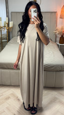 Abaya met Korte Mouwen – Viscoseblend