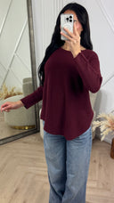 Basic Knit Top met Ronde Hals