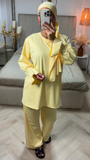 Burkini Set met Geplooide Mouwen – Met Bijpassende Hijab/Ceintuur