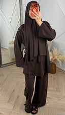 Burkini Set met Overslagdetail en Striksluiting