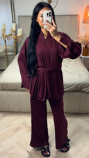 Burkini met Ritssluiting en Hijab – Splitmouwen Design