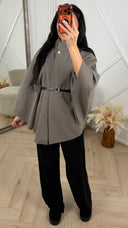 Butterfly Tie Belt Poncho 80CM