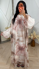 Maxi Jurk met Bloemenprint en Vaste Binnenjurk