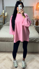 Oversized Terry Cotton T-Shirt