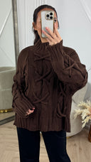 Chunky Twist Cable Knit Trui