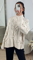 Chunky Twist Cable Knit Trui