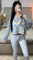 Crochet Katoenen Zomertrui met Open Motief