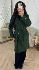Double Breasted Belted Trenchcoat