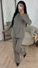 Elegante Blazer Two-Piece Set met Voering