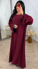 Elegante Maxi Abaya met Kantdetails